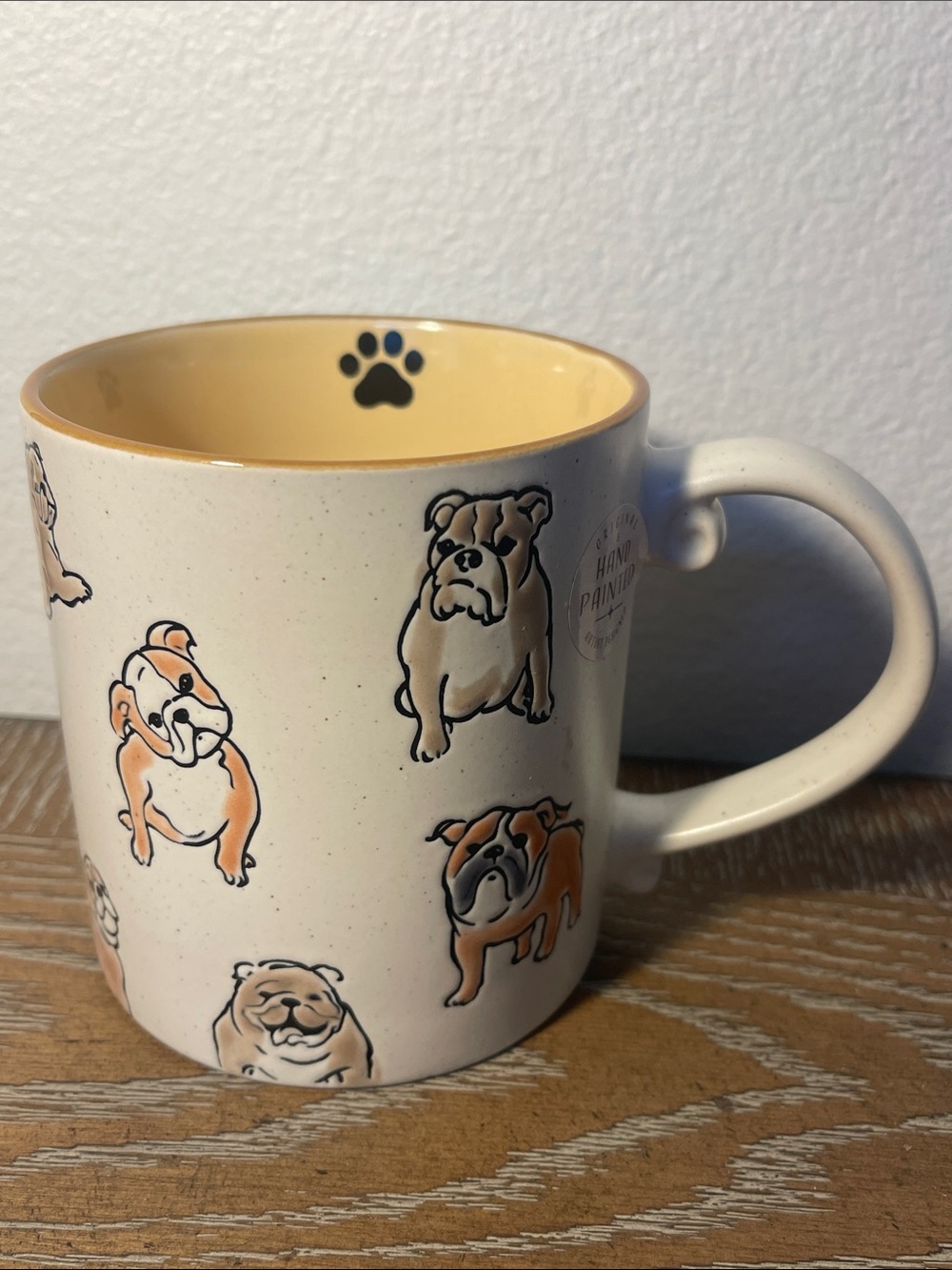 ENGLISH BULLDOG 🐶🐾 Hand Painted Ceramic Mug